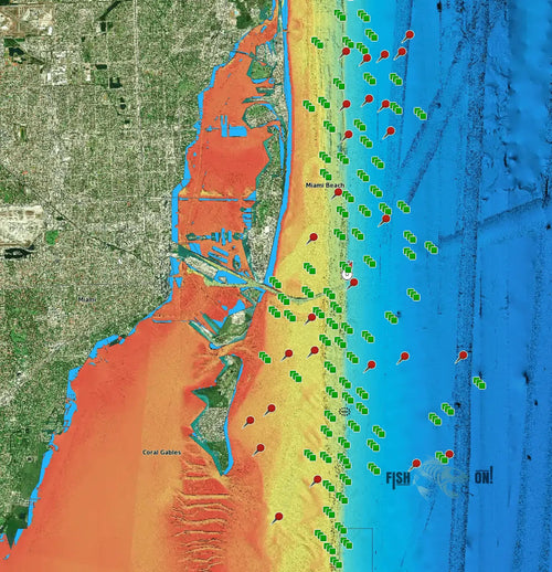 Miami Fishing Spots - Nearshore Numbers