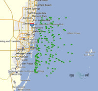 Miami Fishing Spots - Offshore Numbers