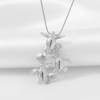 Baby Sea Turtle Hatchling Necklace - Ocean In Motion Collection - Sterling Silver