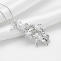 Baby Sea Turtle Hatchling Necklace - Ocean In Motion Collection - Sterling Silver