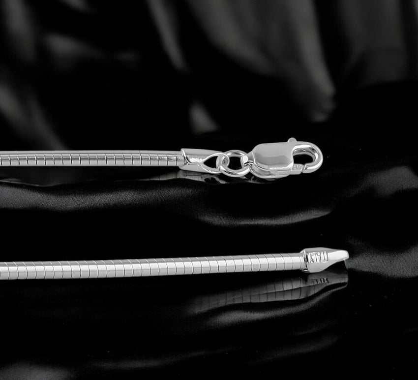 Omega Chain - Sterling Silver - 1.2 mm