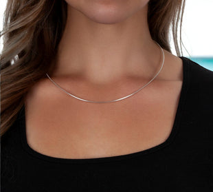 Omega Chain - Sterling Silver - 1.2 mm