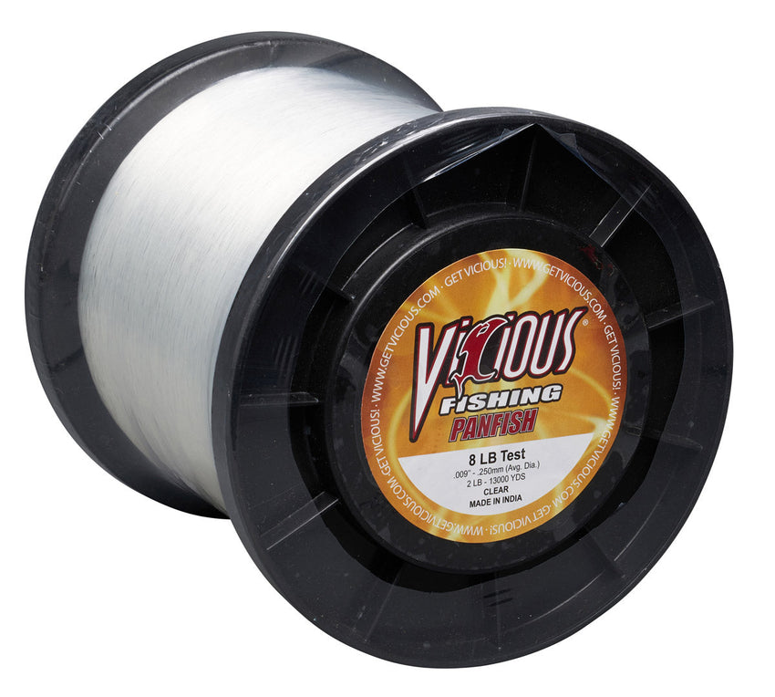 Vicious Panfish Clear Mono - 4 Lb Test