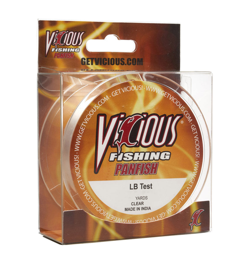 Vicious Panfish Clear Mono - 8 Lb Test