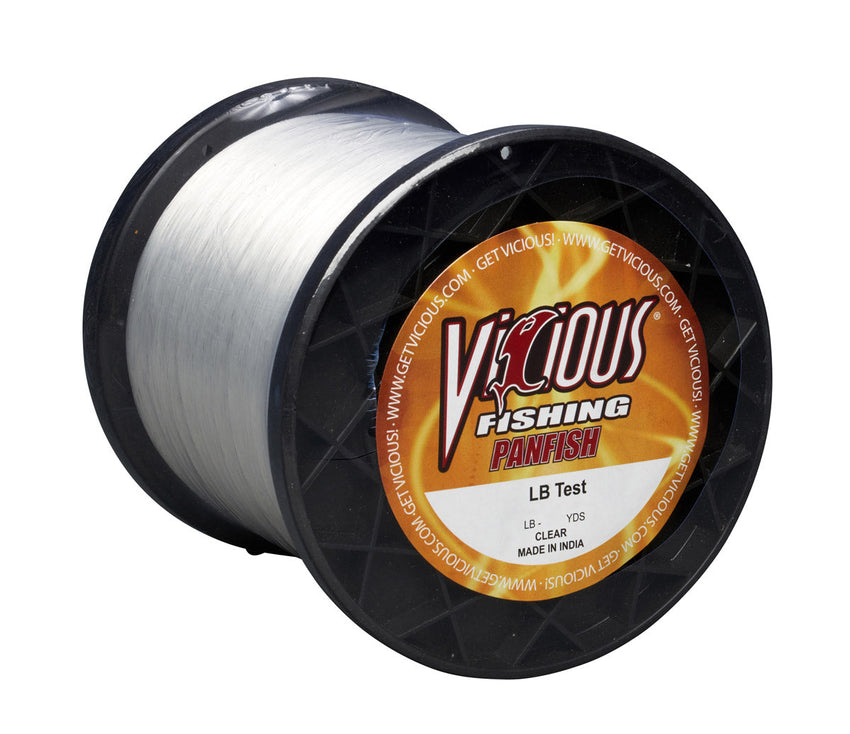 Vicious Panfish Clear Mono - 2 Lb Test