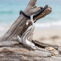 Sea Lion Cord Necklace – "Salty" - Pewter Pendant