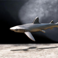 Joe Romeiro´s Blue Shark Necklace – Pewter on Cord