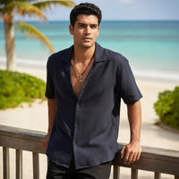 Joe Romeiro´s Blue Shark Necklace – Pewter on Cord