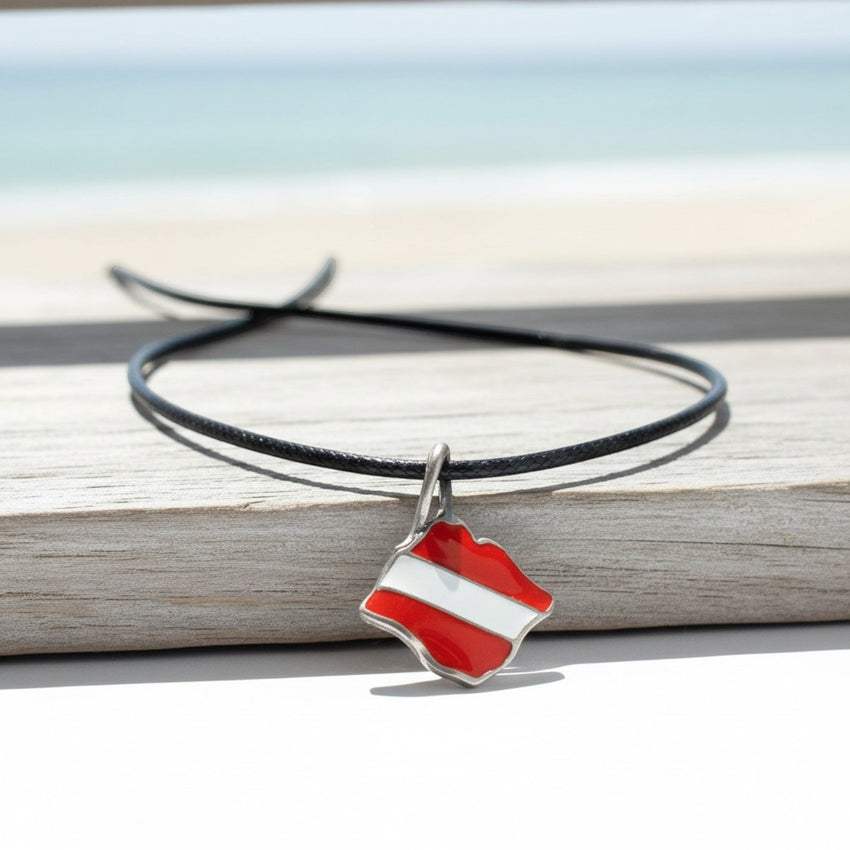 Stingray Cord Necklace- Sealife Collection - Pewter