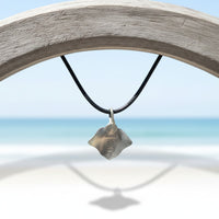 Stingray Cord Necklace- Sealife Collection - Pewter