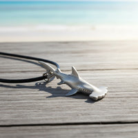 Hammerhead Shark Necklace- Sealife Collection- Pewter on Eco Cord