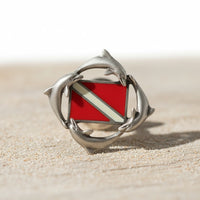 Dolphins Pin – Diver´s Collection - Lead-Free Pewter