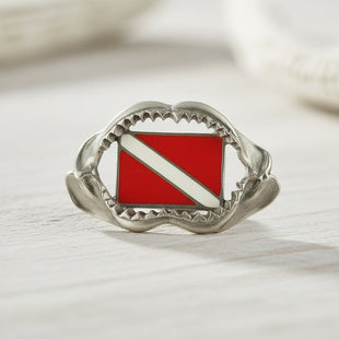 Shark Jaw Pin – Diver´s Collection - Pewter