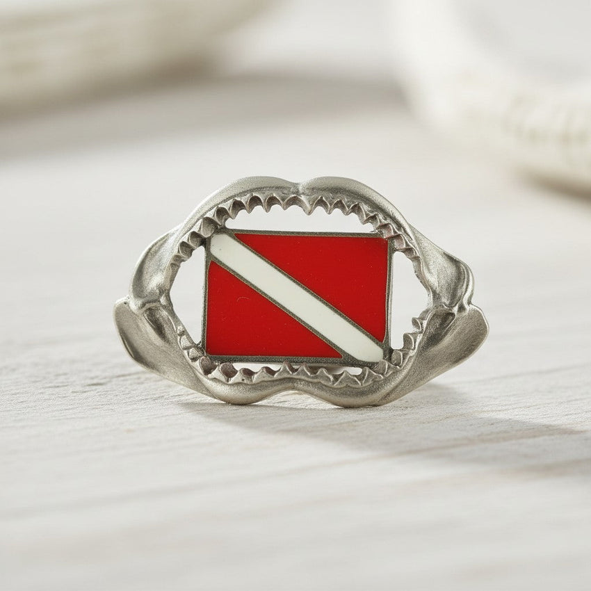 Shark Jaw Pin – Diver´s Collection - Pewter