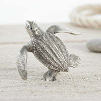 Leatherback Turtle Hatchling Pin - Sea Life Collection - Lead-Free Pewter