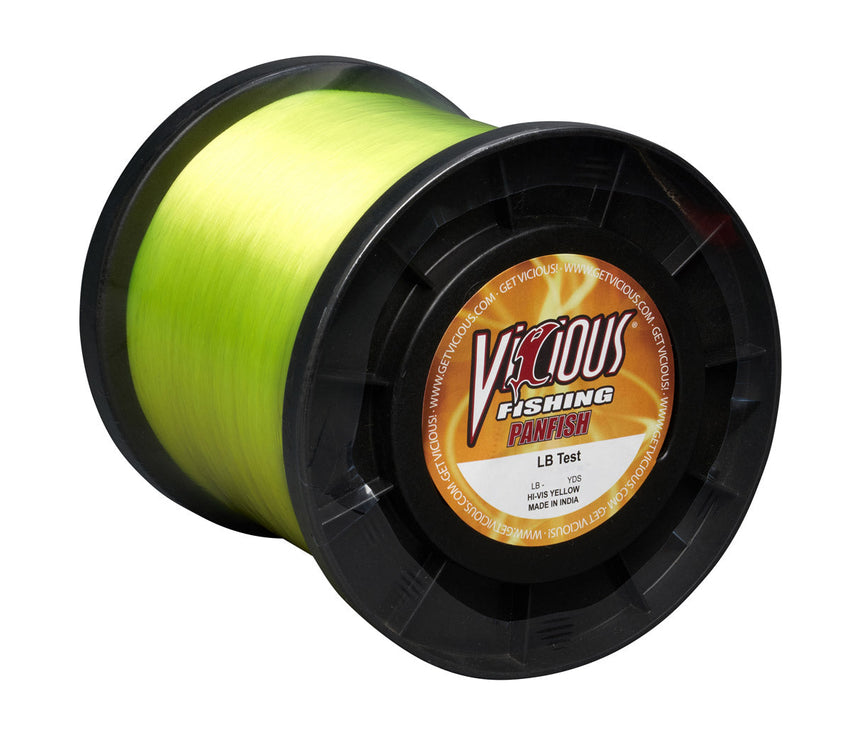 Vicious Panfish Hi-Vis Yellow Mono - 6 Lb Test