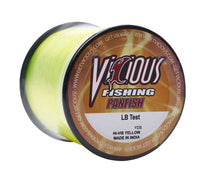 Vicious Panfish Hi-Vis Yellow Mono - 8 Lb Test