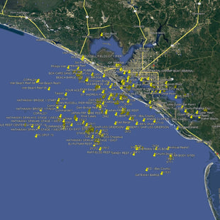 Panama City Beach Fishing Spots - Nearshore Numbers