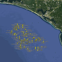 Panama City Beach Fishing Spots - Offshore Numbers