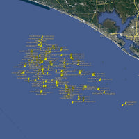 Panama City Beach Fishing Spots - Offshore Numbers