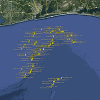 Pensacola Fishing Spots - Offshore Numbers