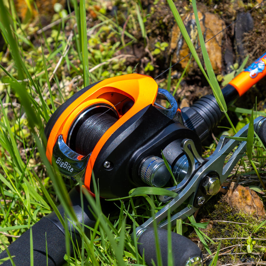 Reaction Tackle Fishing Rod and Baitcasting Reel Combo - Big Bite