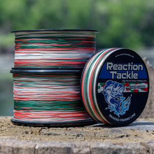 Reaction Tackle Braided Fishing Line - Mexico Camo