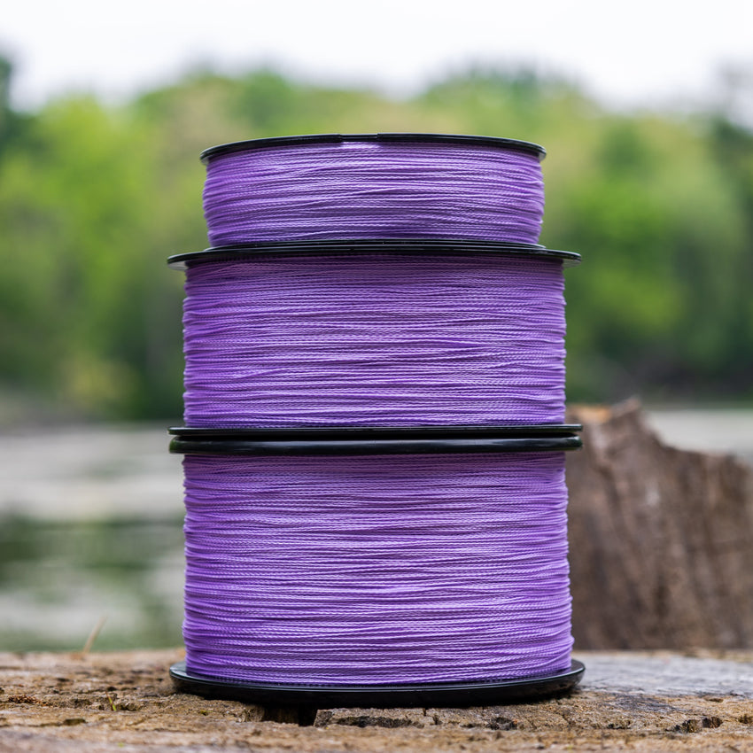 Reaction Tackle Braided Fishing Line - Purple