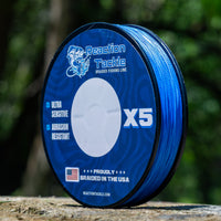 Reaction Tackle BRAIDED IN THE USA Fishing Line- X5