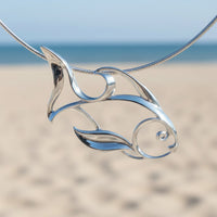Angelfish Necklace – Seaplicity Collection - Sterling Silver
