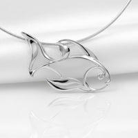 Angelfish Necklace – Seaplicity Collection - Sterling Silver