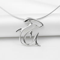 Hammerhead Shark Pendant Necklace – Seaplicity Collection – Sterling Silver