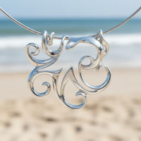 Octopus Pendant – Seaplicity Collection – Sterling Silver