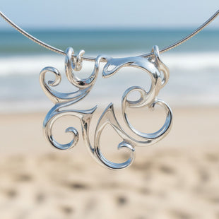 Octopus Pendant – Seaplicity Collection – Sterling Silver