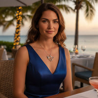 Manta Ray Necklace – Seaplicity Collection – Sterling Silver