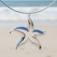 Starfish Necklace - Seaplicity Collection - Sterling Silver