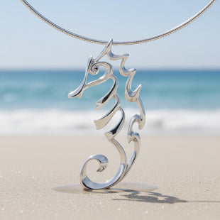 Seahorse Necklace – Seaplicity Collection – Sterling Silver