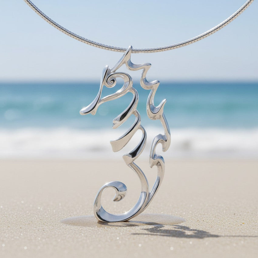 Seahorse Necklace – Seaplicity Collection – Sterling Silver