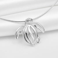Sea Turtle Pendant – Seaplicity Collection – Sterling Silver