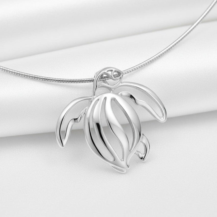 Sea Turtle Pendant – Seaplicity Collection – Sterling Silver