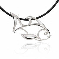 Angelfish Necklace – Seaplicity Collection - Sterling Silver