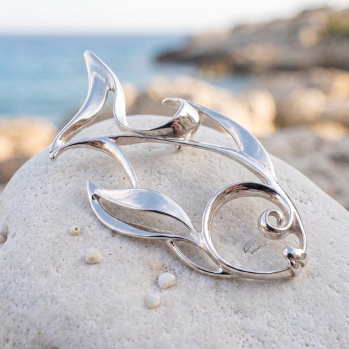 Angelfish Necklace – Seaplicity Collection - Sterling Silver