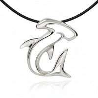 Hammerhead Shark Pendant Necklace – Seaplicity Collection – Sterling Silver