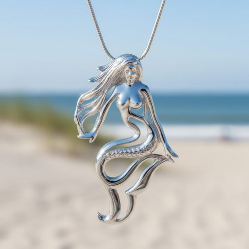 Lorelei Mermaid Necklace – Sterling Silver