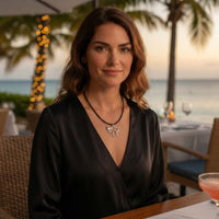 Manta Ray Necklace – Seaplicity Collection – Sterling Silver