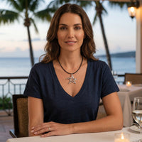 Starfish Necklace - Seaplicity Collection - Sterling Silver