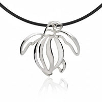 Sea Turtle Pendant – Seaplicity Collection – Sterling Silver