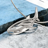 Whale Shark Necklace – Seaplicity Collection – Sterling Silver