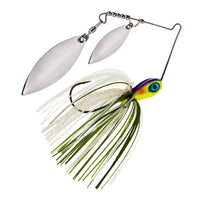 Reaction Tackle Lead Double Willow Blade Spinnerbait Jigs (3-Pack)