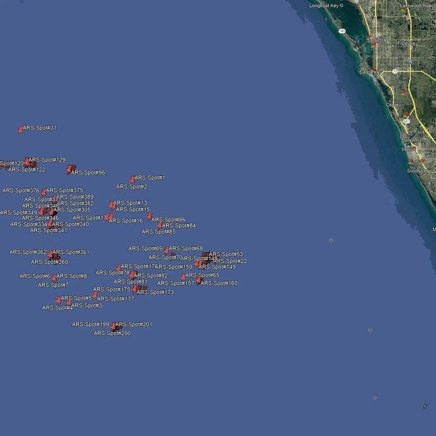 Sarasota Red Snapper Fishing Spots – GPS Numbers (Up to 922 Spots)